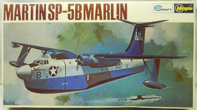 Hasegawa 1/72 Martin SP-5B Marlin - US Navy VP-40 / VP-45 and French Navy, JS063 plastic model kit